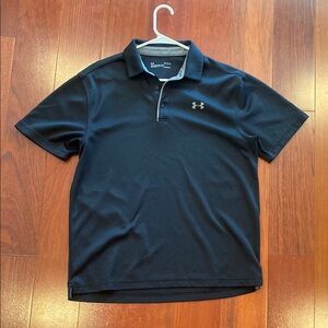 Under Armour Black Performance Polo Shirt